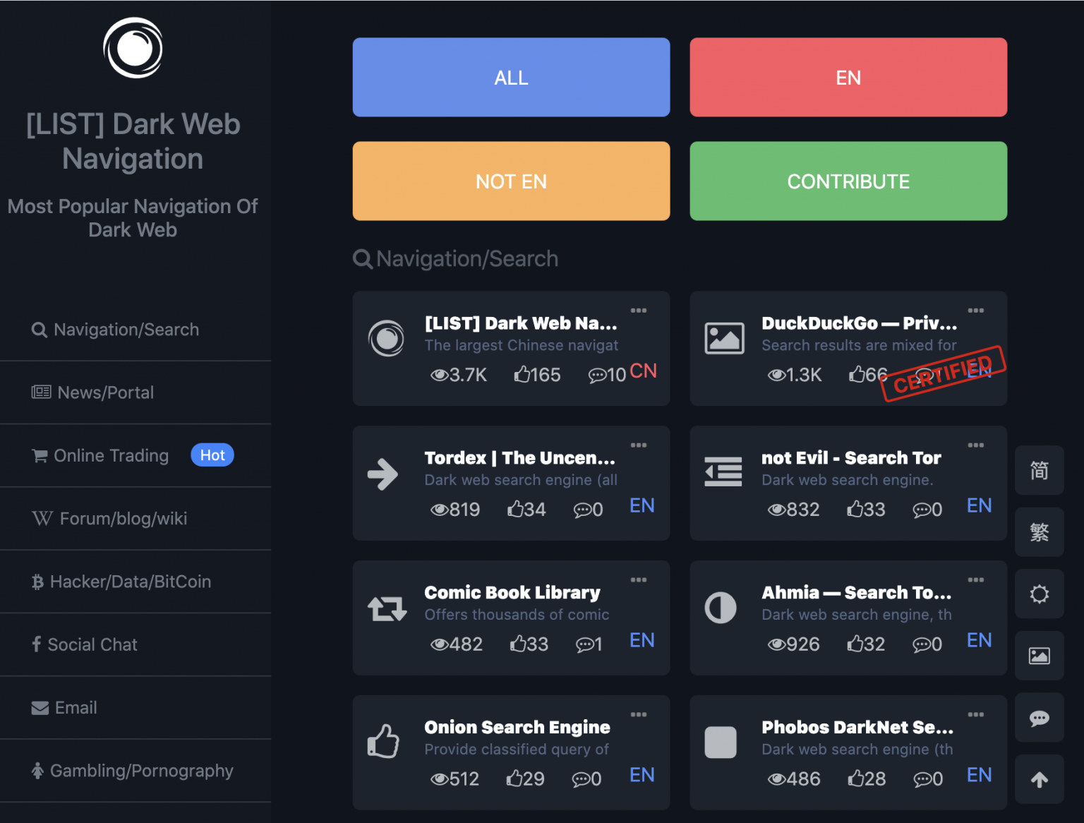 Darkmarket Website