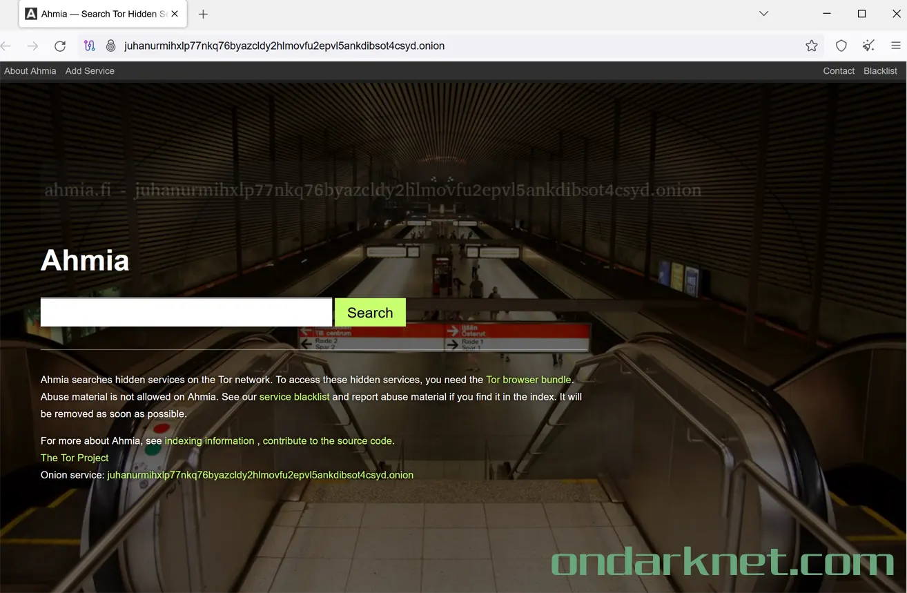Ahmia remains the most watched dark web search engine in 2024